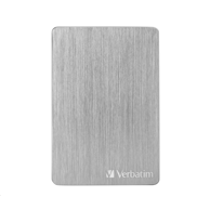 VERBATIM Vanjski tvrdi disk Store'n'Go ALU Slim, 1 TB, 2.5", USB 3.2 Gen 1, srebrna